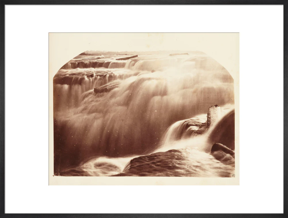 'Chaudiere Falls in Winter', 1860. - Image 56