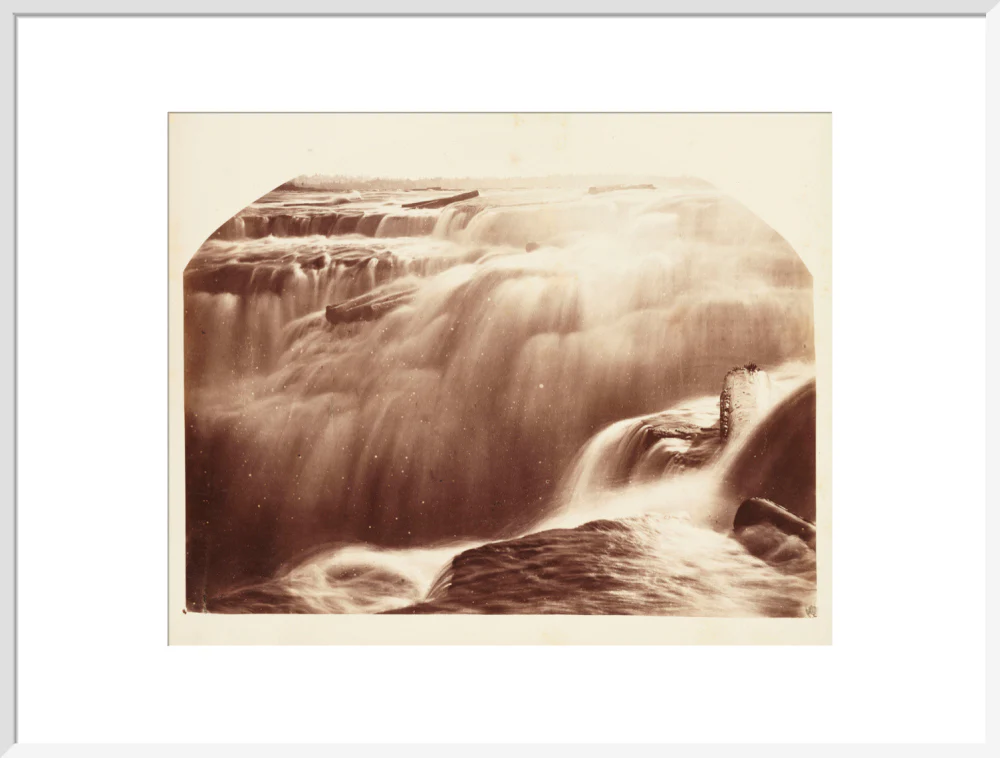 'Chaudiere Falls in Winter', 1860. - Image 57