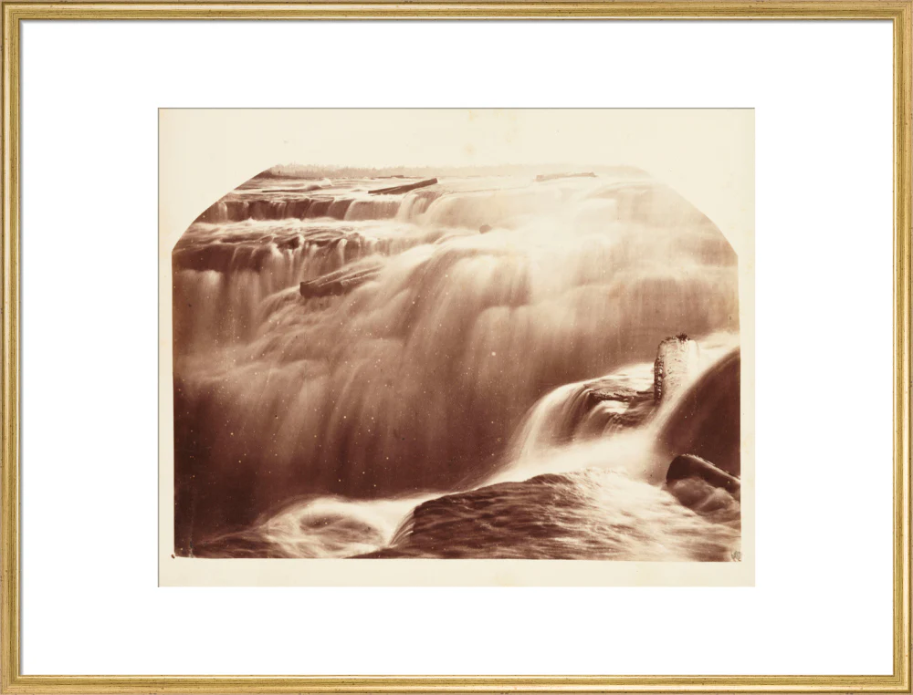 'Chaudiere Falls in Winter', 1860. - Image 58