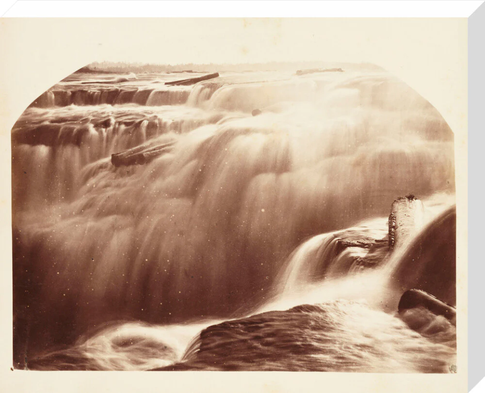 'Chaudiere Falls in Winter', 1860. - Image 66