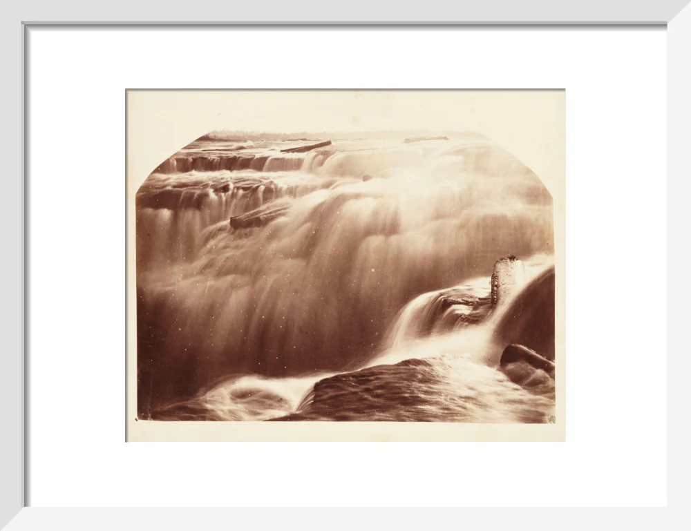 'Chaudiere Falls in Winter', 1860. - Image 9