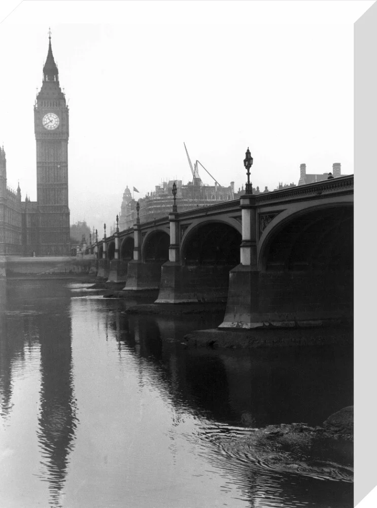 Westminster Bridge and the Houses of Parliament, London, c 1920s. - Image 32
