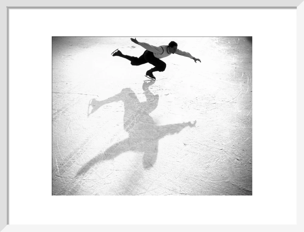 Ice-skater casting a shadow, c 1930s. - Image 14