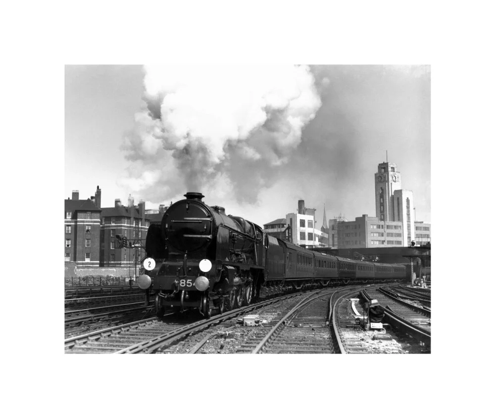 'Howard of Effingham' leaving London Victoria station, c 1939. - Image 27
