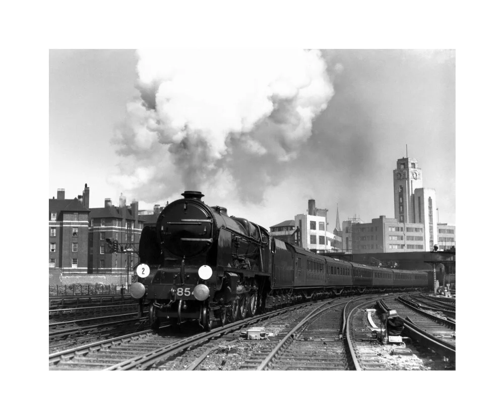 'Howard of Effingham' leaving London Victoria station, c 1939. - Image 28