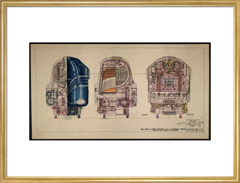 LM&SR Drawing No.D39-15794 of 4-6-2 Passenger Engine, 'Duchess of Hamilton'. 9.06.1939 - Image 53
