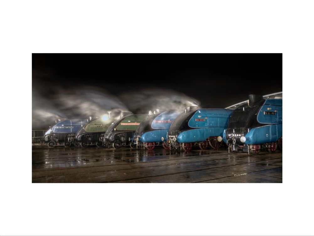 A-4 Class locomotives at the Great Gathering/ Great Goodbye in the National Railway Museum Shildon, 2014. - Image 12