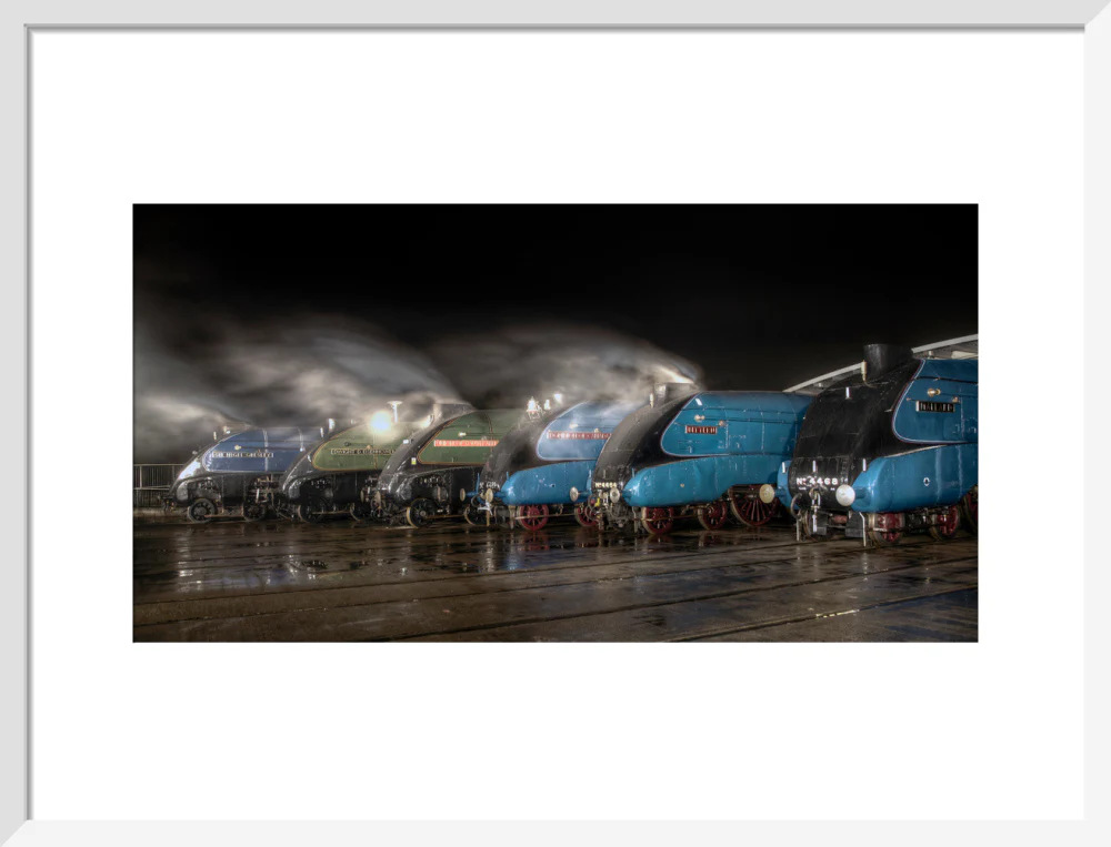 A-4 Class locomotives at the Great Gathering/ Great Goodbye in the National Railway Museum Shildon, 2014. - Image 14