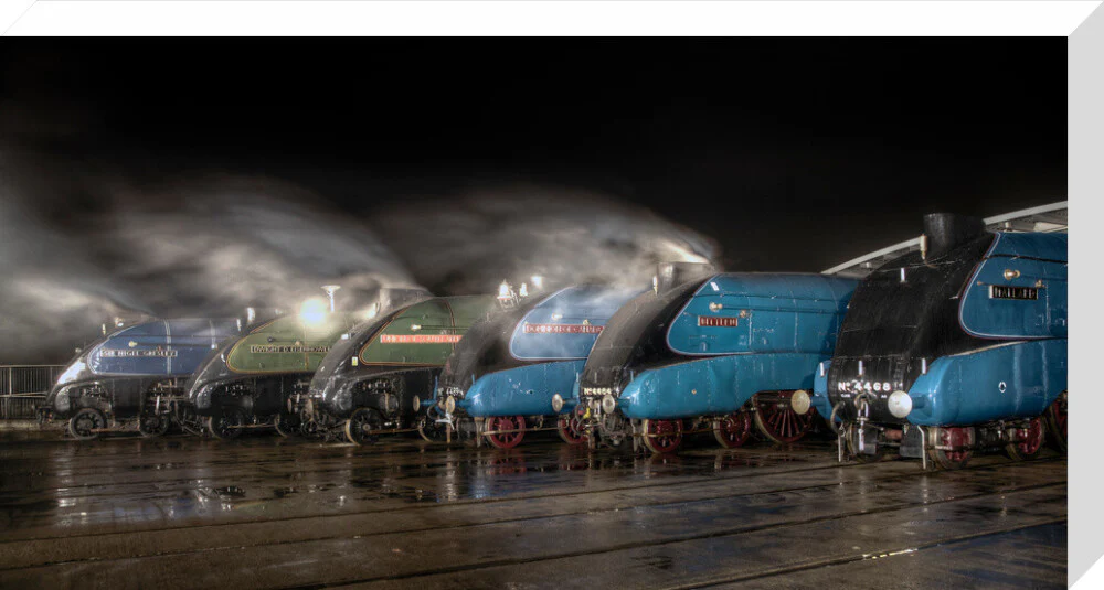 A-4 Class locomotives at the Great Gathering/ Great Goodbye in the National Railway Museum Shildon, 2014. - Image 33