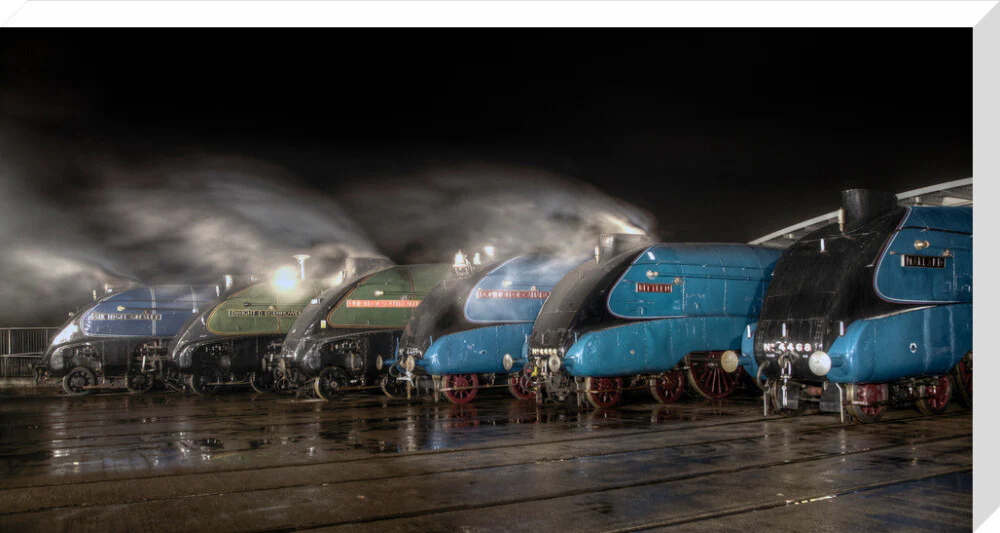 A-4 Class locomotives at the Great Gathering/ Great Goodbye in the National Railway Museum Shildon, 2014. - Image 34