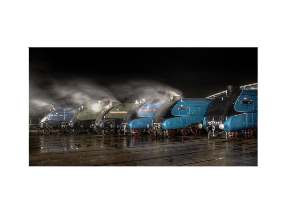 A-4 Class locomotives at the Great Gathering/ Great Goodbye in the National Railway Museum Shildon, 2014. - Image 40
