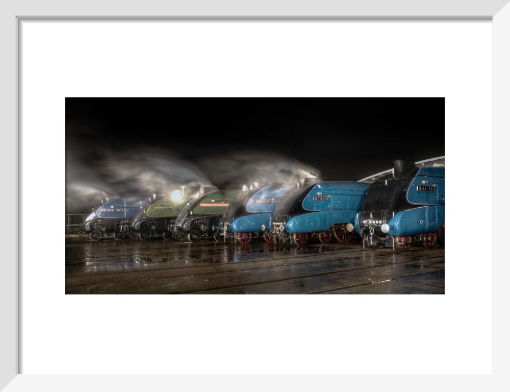 A-4 Class locomotives at the Great Gathering/ Great Goodbye in the National Railway Museum Shildon, 2014. - Image 9