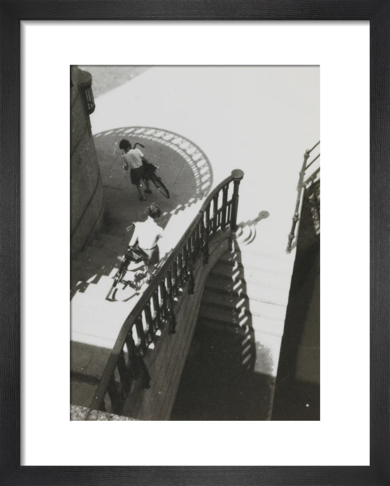 Carrying bicycles down steps - Image 36