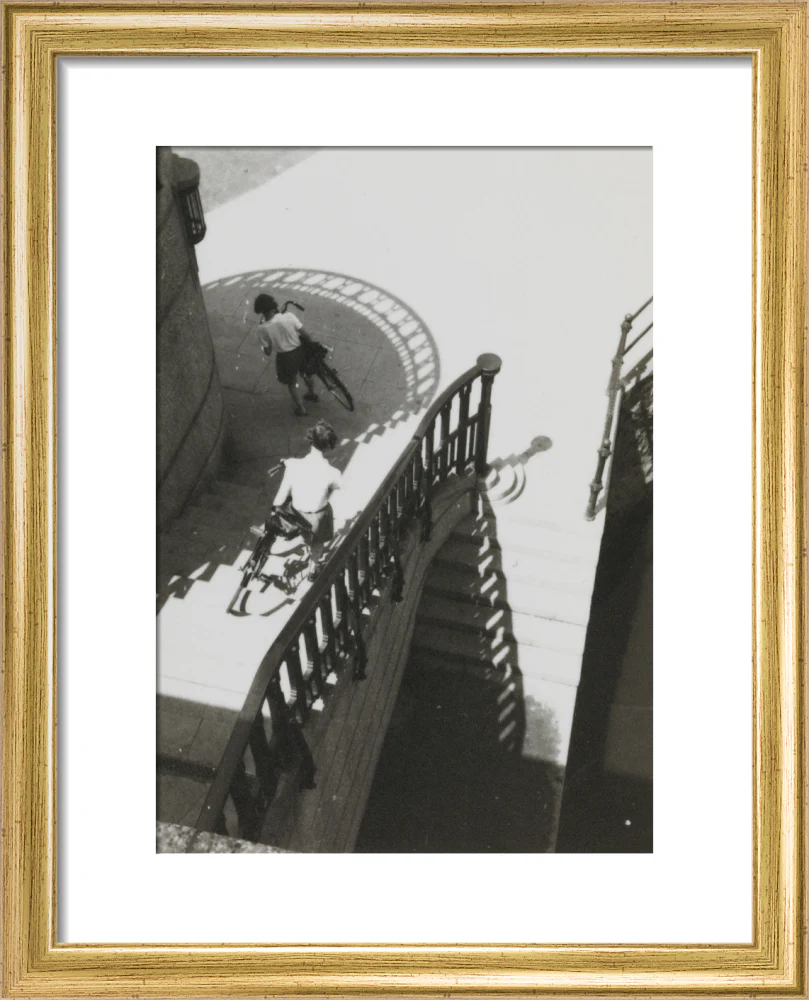Carrying bicycles down steps - Image 38