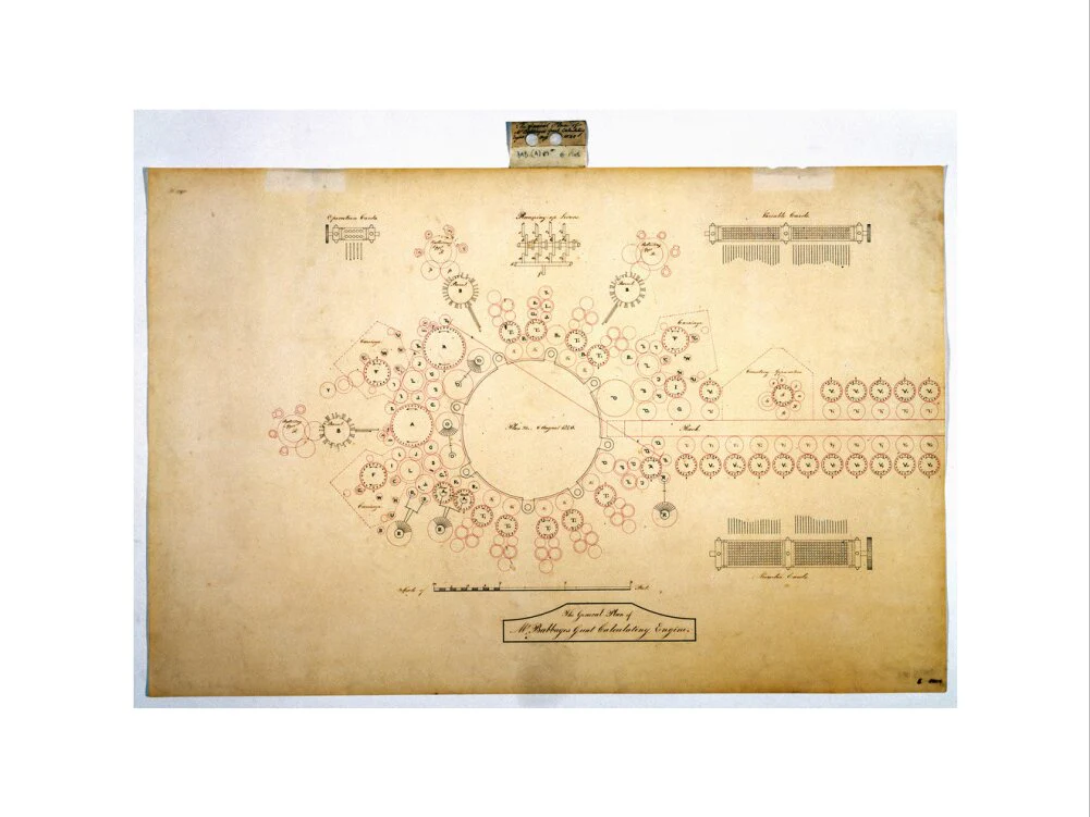 Plan of the analytical engine, 1840. - Image 7