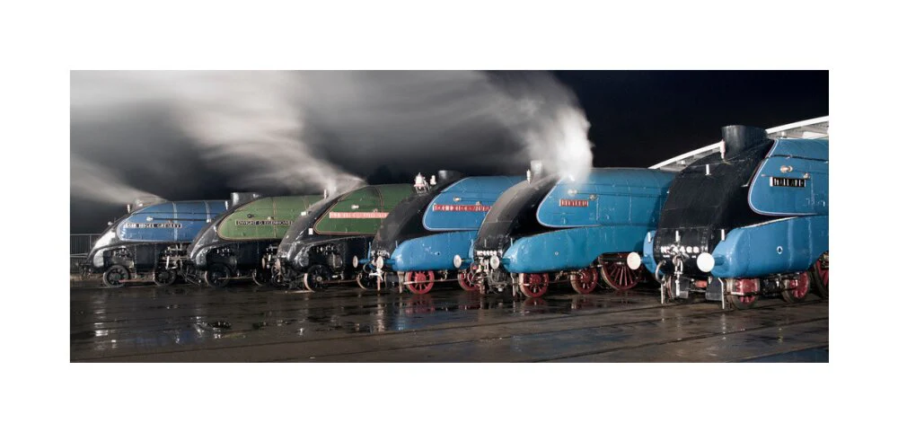 A-4 Class locomotives at the Great Gathering Great Goodbye in the National Railway Museum Shildon, 2014. - Image 62