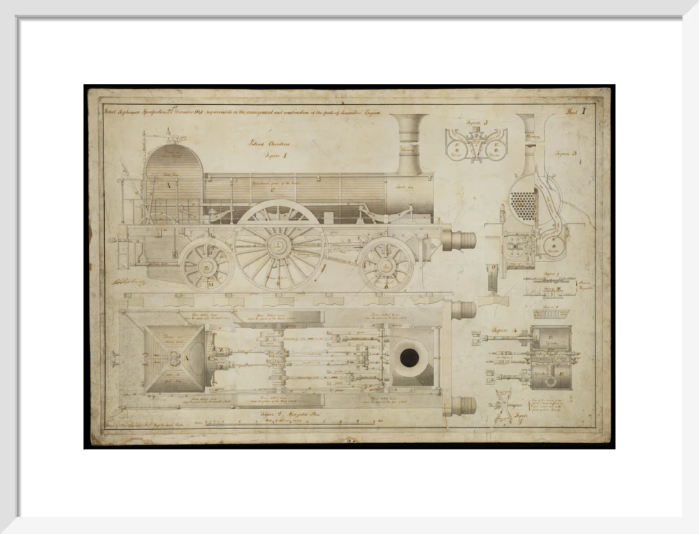 Improvements in the arrangement...of the parts of locomotive engines, 1841 - Image 14
