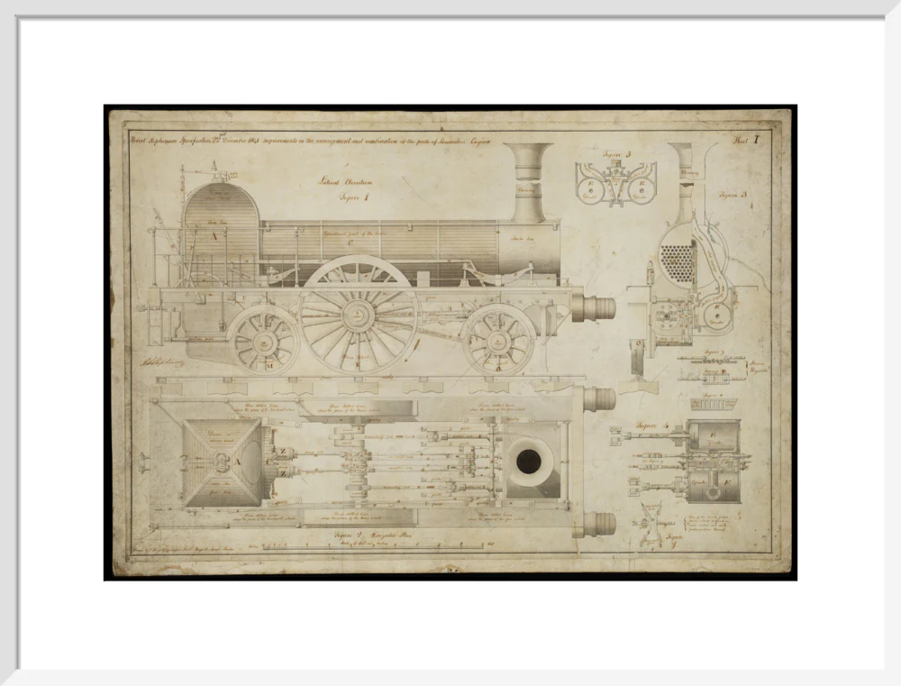 Improvements in the arrangement...of the parts of locomotive engines, 1841 - Image 19