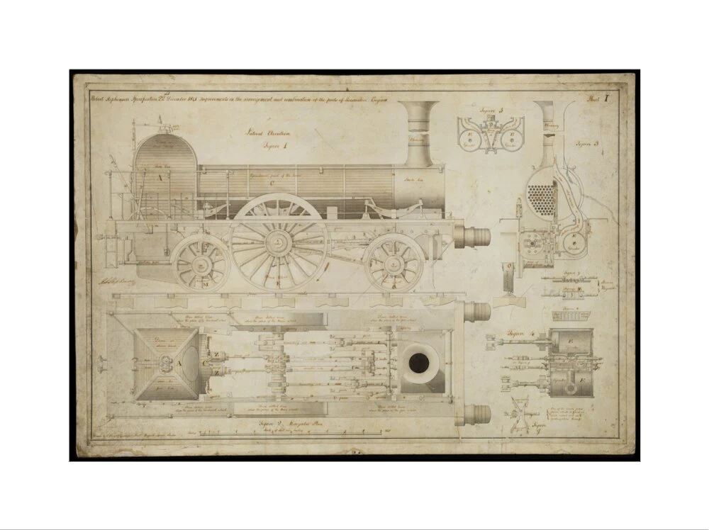 Improvements in the arrangement...of the parts of locomotive engines, 1841 - Image 22