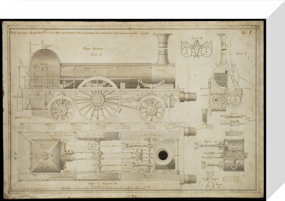 Improvements in the arrangement...of the parts of locomotive engines, 1841 - Image 31