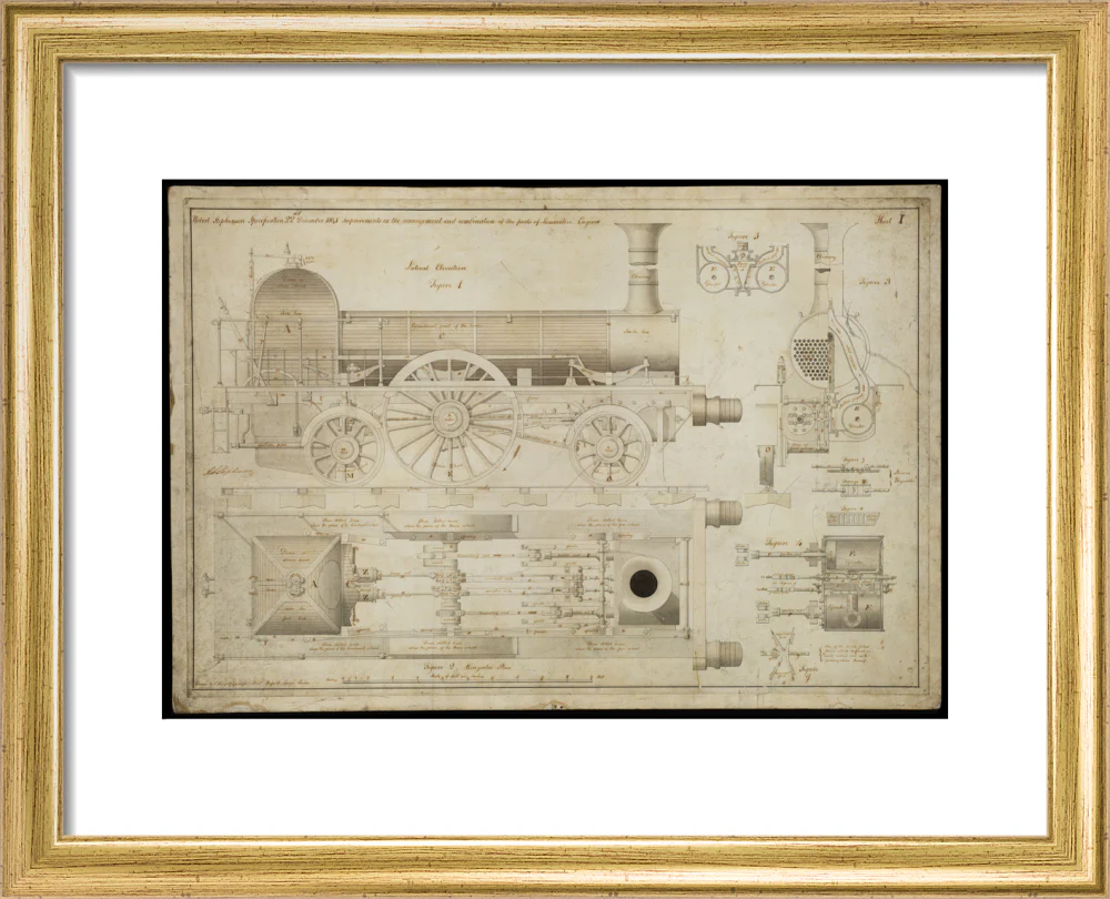 Improvements in the arrangement...of the parts of locomotive engines, 1841 - Image 38