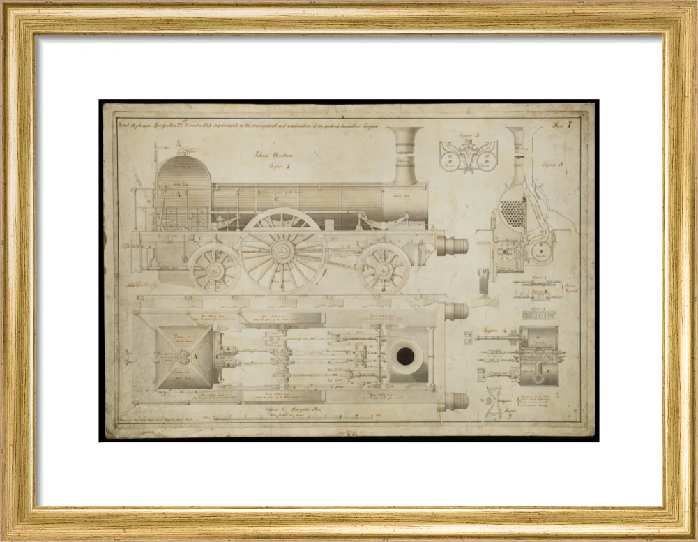 Improvements in the arrangement...of the parts of locomotive engines, 1841 - Image 43