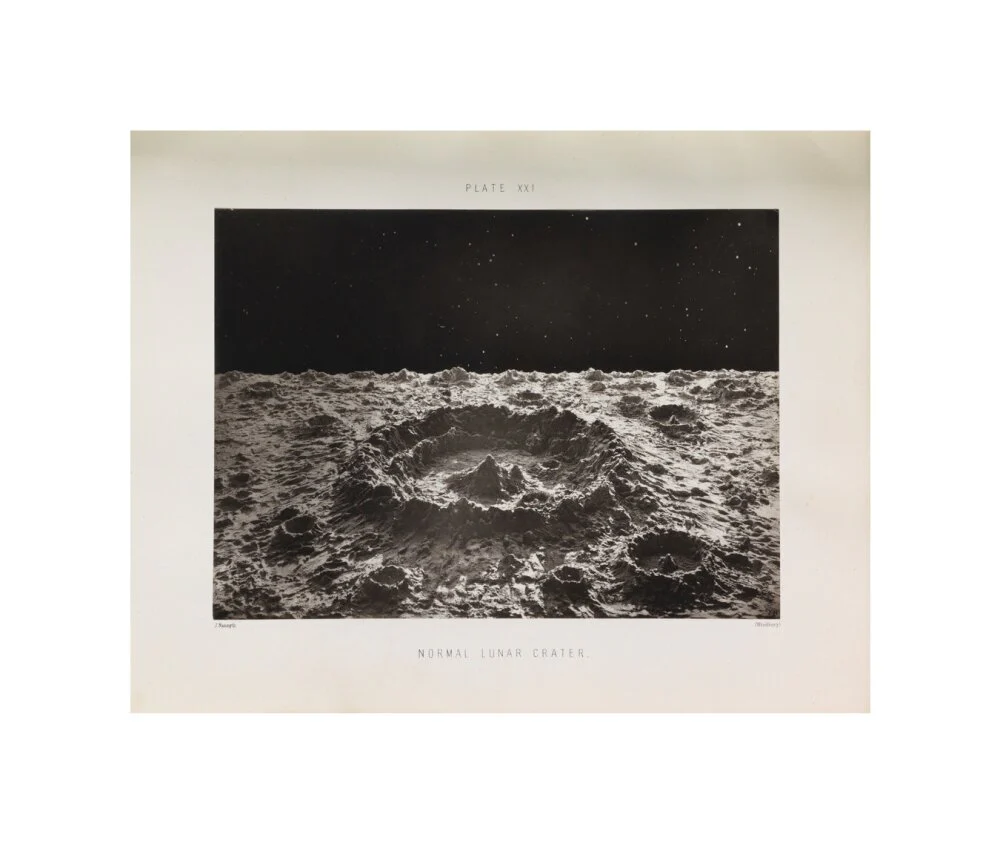 Plate XXI, 'Normal Lunar Crater' - Image 27