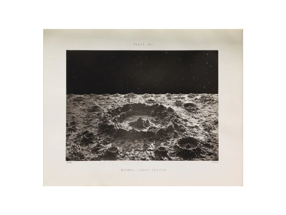 Plate XXI, 'Normal Lunar Crater' - Image 40