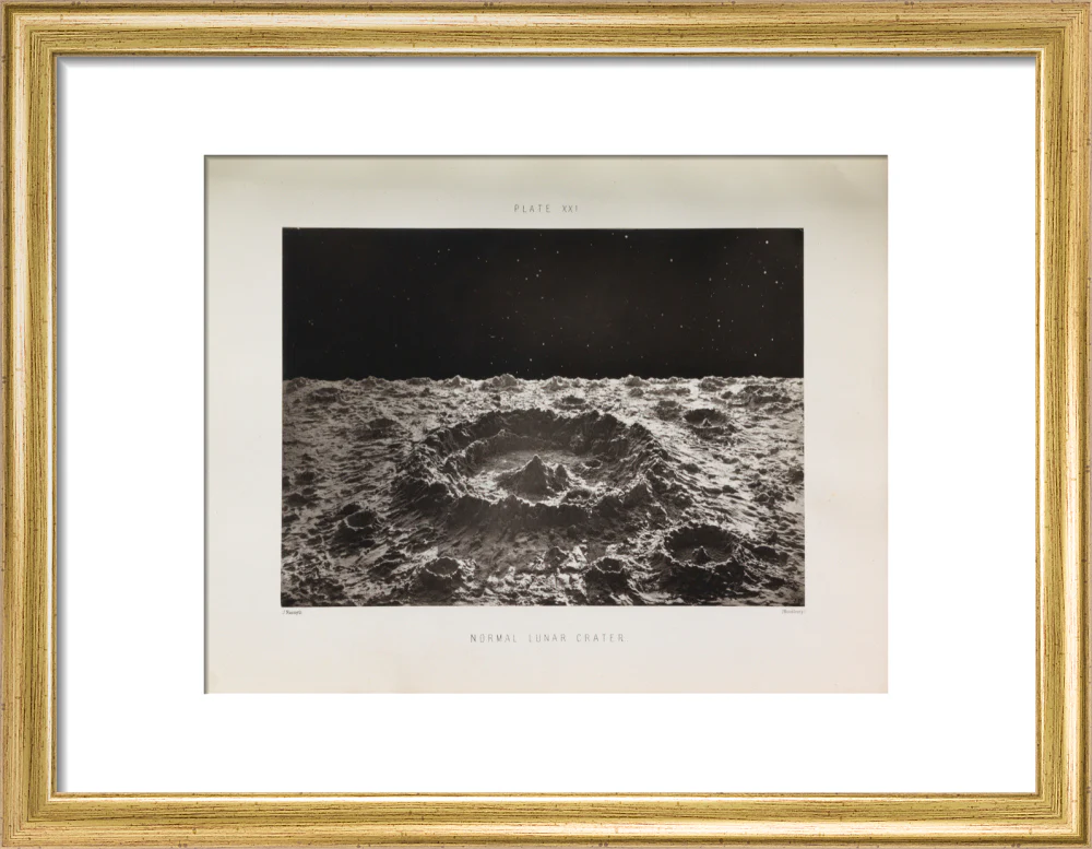 Plate XXI, 'Normal Lunar Crater' - Image 43