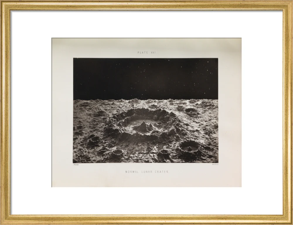 Plate XXI, 'Normal Lunar Crater' - Image 48
