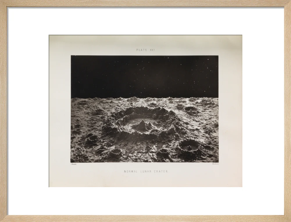 Plate XXI, 'Normal Lunar Crater' - Image 49