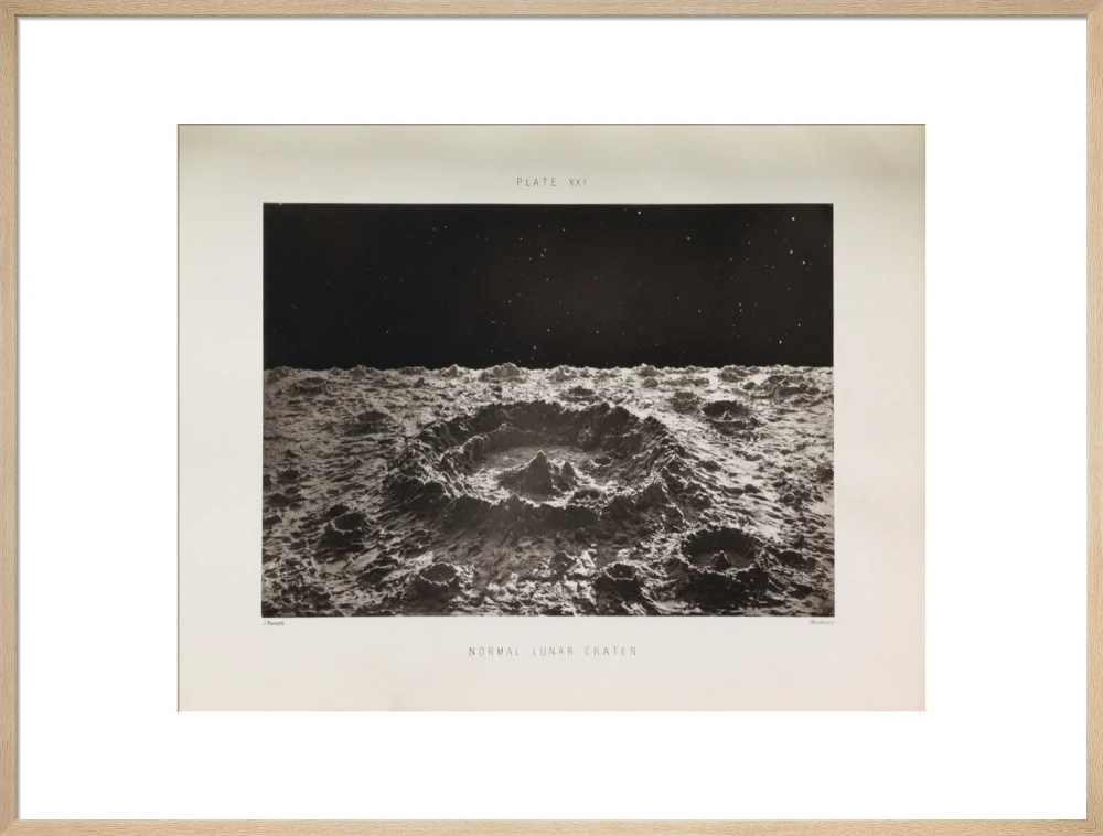 Plate XXI, 'Normal Lunar Crater' - Image 59