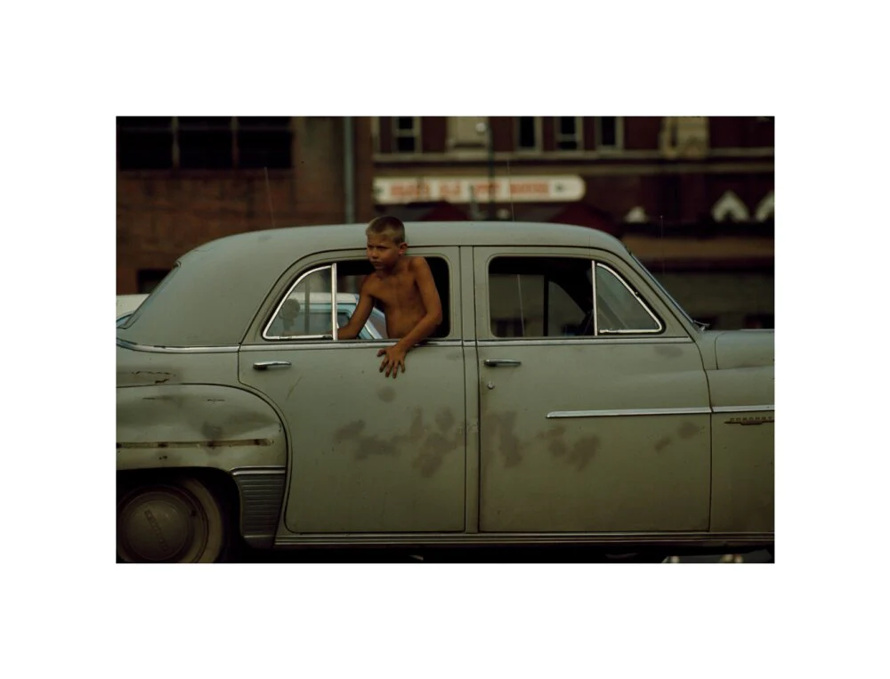 Boy in car, USA. 1965 - Image 27