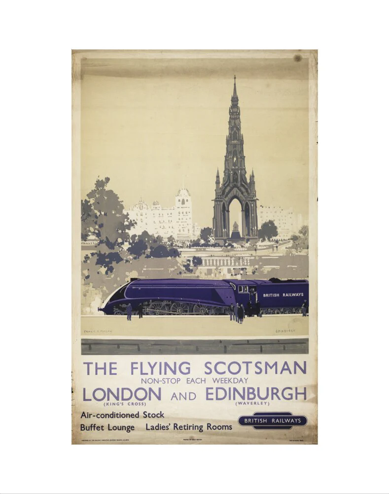 The Flying Scotsman, Non-stop each Weekday, by Frank Henry Mason, about 1950 - Image 2