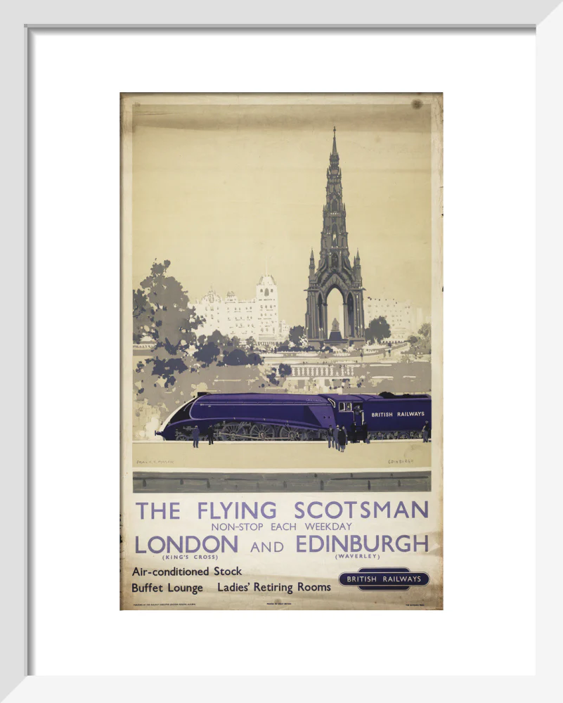 The Flying Scotsman, Non-stop each Weekday, by Frank Henry Mason, about 1950 - Image 4