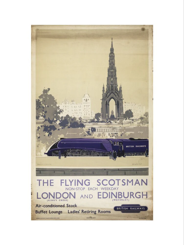 The Flying Scotsman, Non-stop each Weekday, by Frank Henry Mason, about 1950 - Image 45
