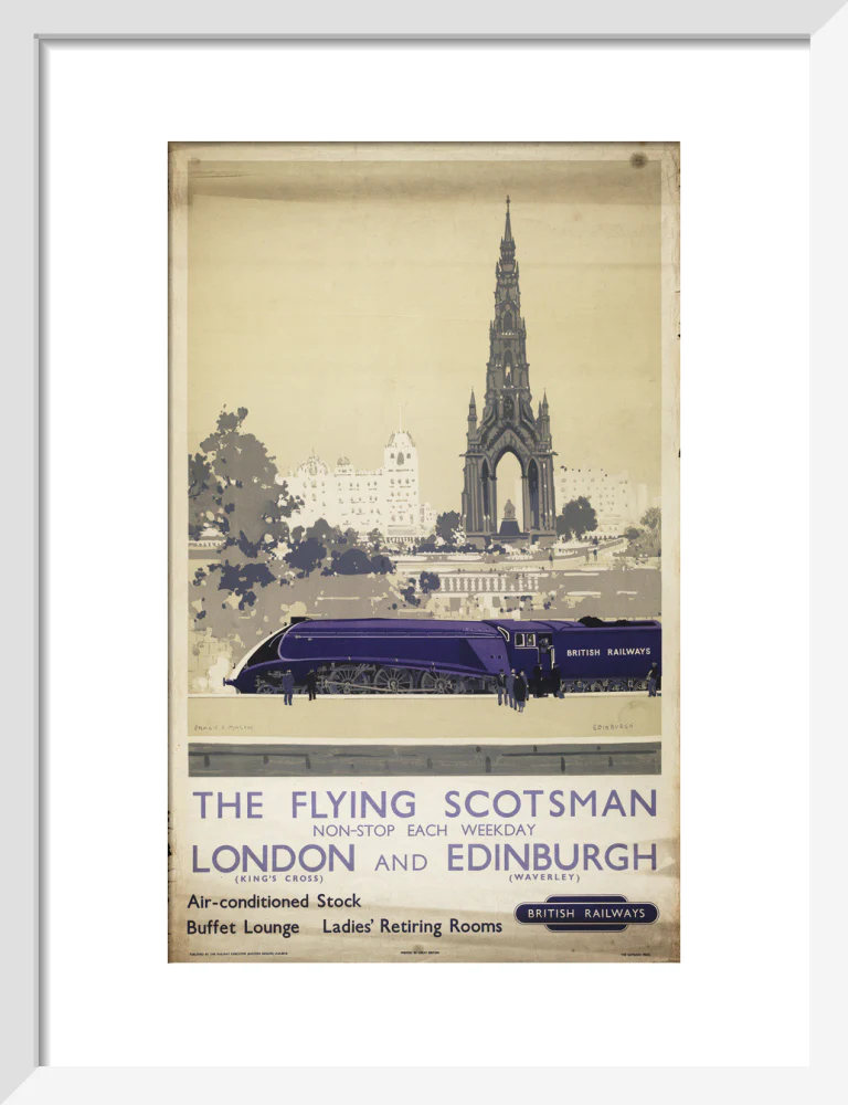 The Flying Scotsman, Non-stop each Weekday, by Frank Henry Mason, about 1950 - Image 9