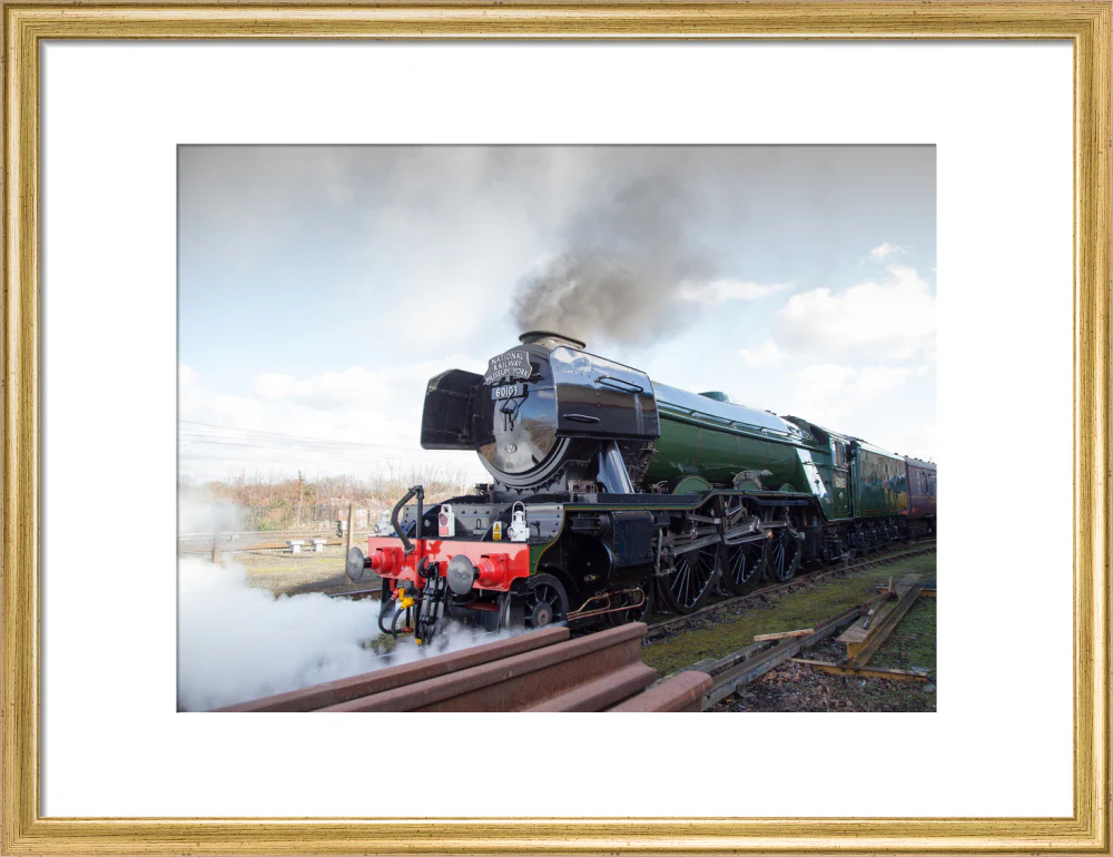 Flying Scotsman locomotive leaving the National Railway Museum, 2016. - Image 15
