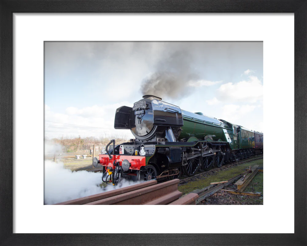 Flying Scotsman locomotive leaving the National Railway Museum, 2016. - Image 3