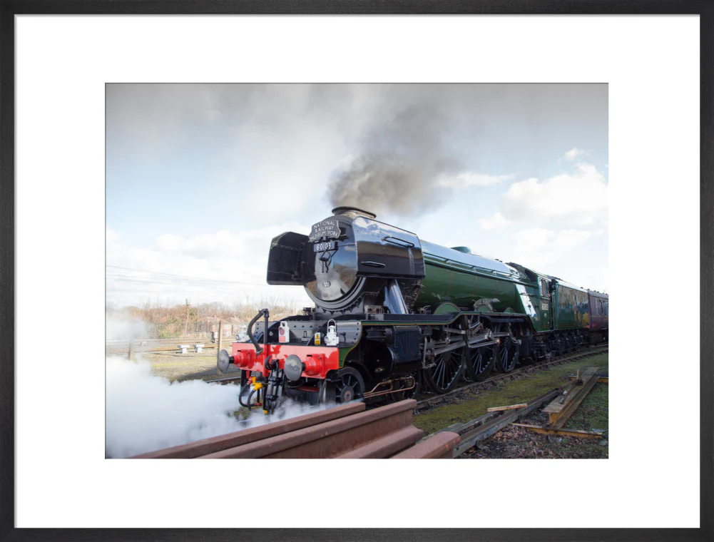 Flying Scotsman locomotive leaving the National Railway Museum, 2016. - Image 51
