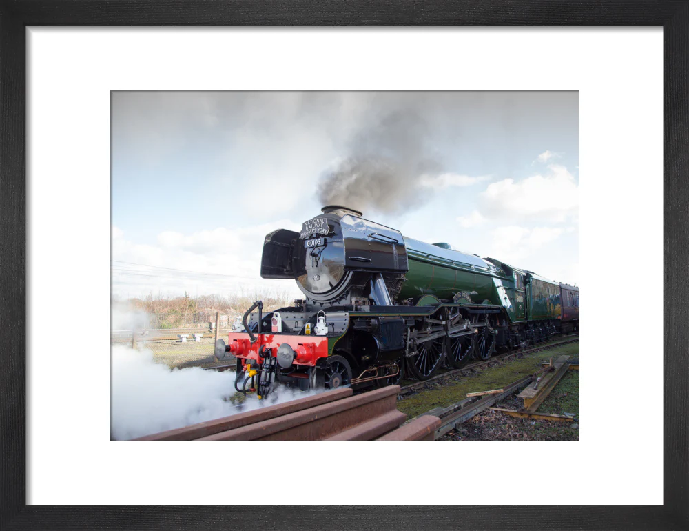 Flying Scotsman locomotive leaving the National Railway Museum, 2016. - Image 8