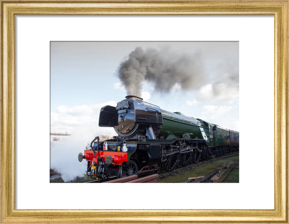 Flying Scotsman locomotive leaving the National Railway Museum, 2016. - Image 10