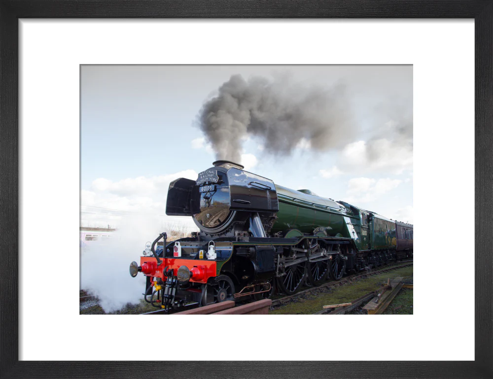 Flying Scotsman locomotive leaving the National Railway Museum, 2016. - Image 41