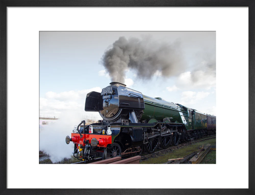 Flying Scotsman locomotive leaving the National Railway Museum, 2016. - Image 46
