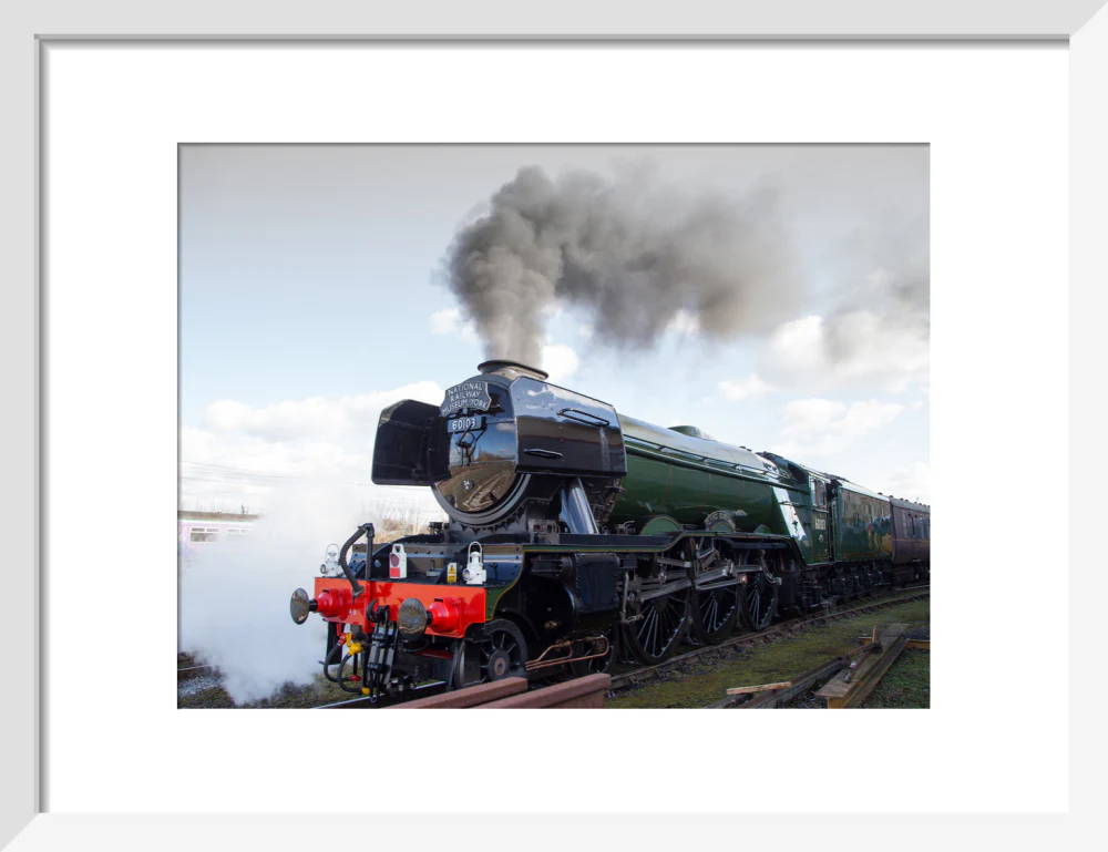 Flying Scotsman locomotive leaving the National Railway Museum, 2016. - Image 9