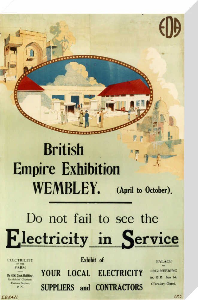 'Electricity in Service' stand at the British Empire Exhibition,Wembley, 1924. - Image 65