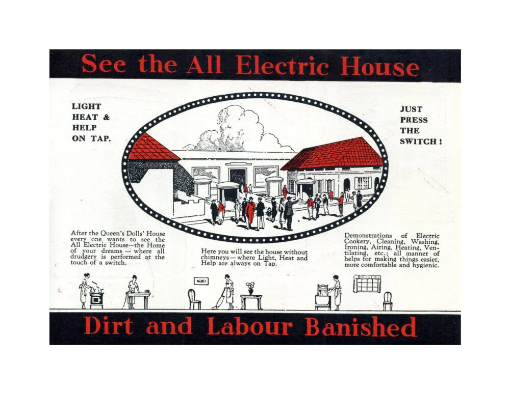 Electrical Development Association all-electric house at the British Empire Exhibition at Wembley, 1924. - Image 28