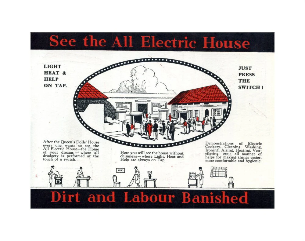 Electrical Development Association all-electric house at the British Empire Exhibition at Wembley, 1924. - Image 35