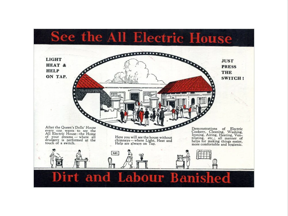 Electrical Development Association all-electric house at the British Empire Exhibition at Wembley, 1924. - Image 55