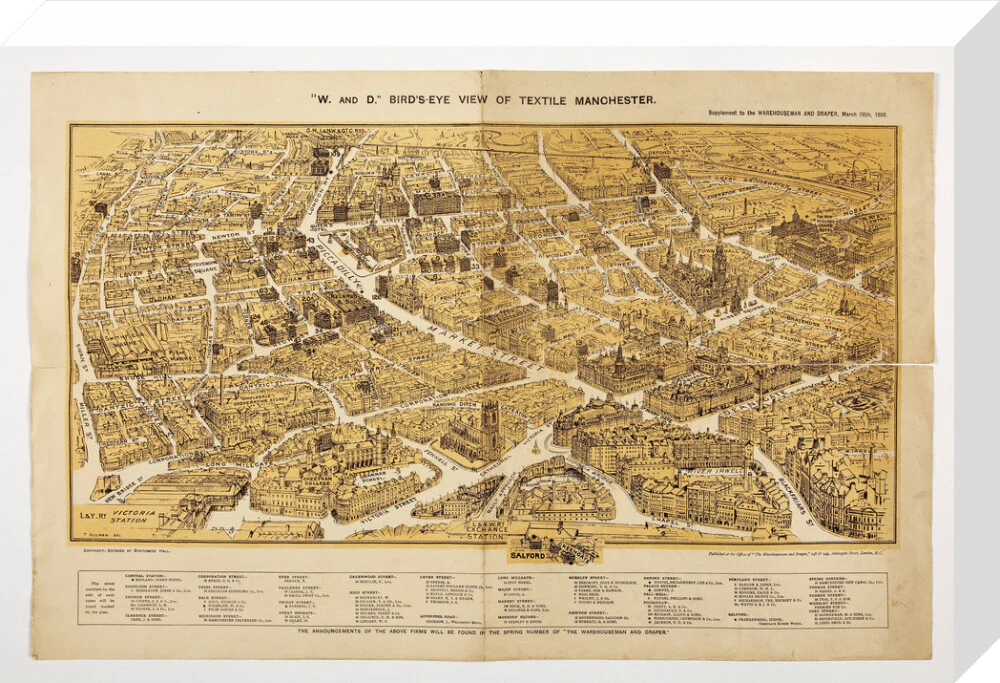 Textile map of Manchester - Image 32